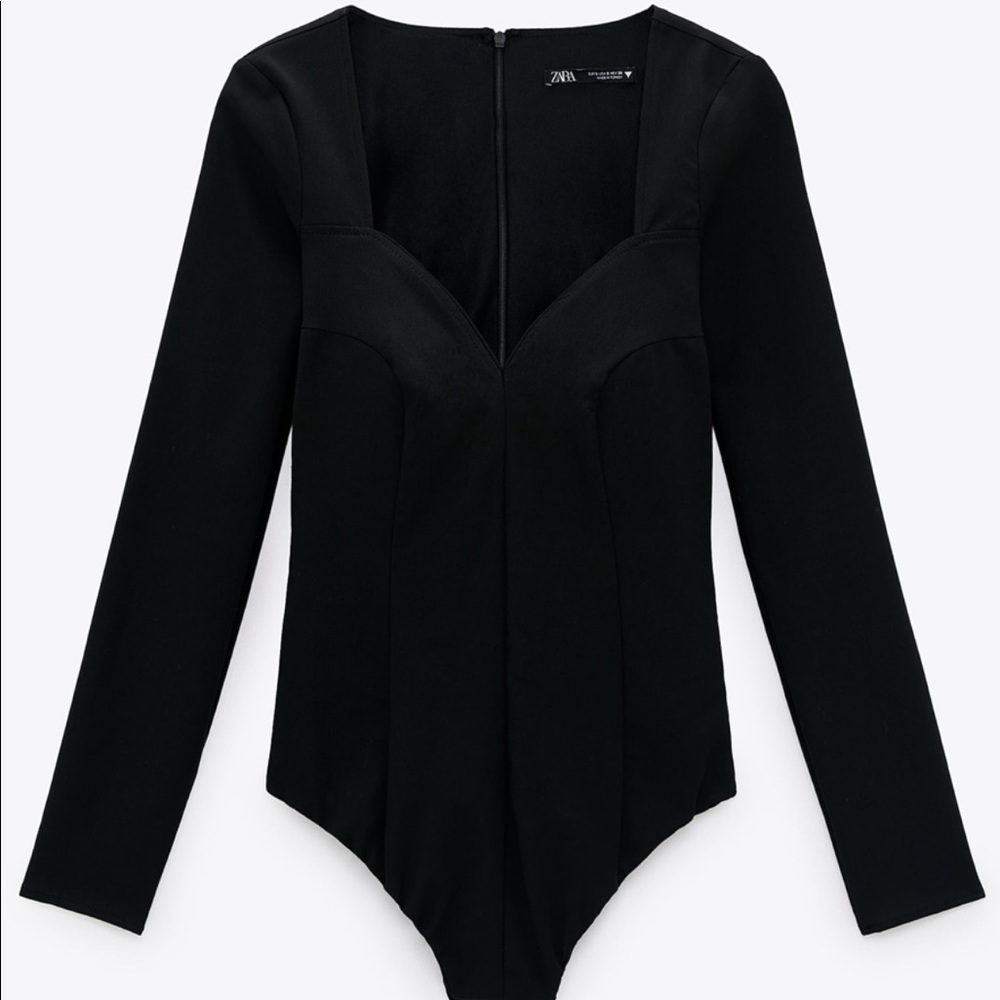 Zara Sweetheart neckline bodysuit